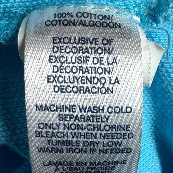 Chaps Polo Shirt 4XB Big & Tall Men’s Turquoise Blue Cotton Short Sleeve - Picture 9 of 9